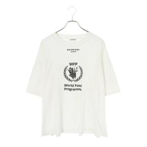 バレンシアガ BALENCIAGA 541705 TCV36 サイズ:XL WFPロゴプリントTシャツ 中古 OM10｜rinkan