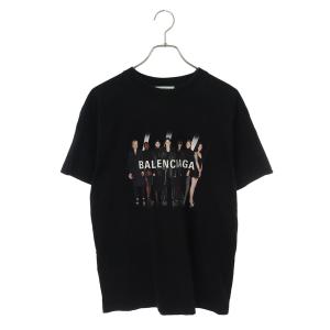 BALENCIAGA バレンシアガ 23SS カレッジロゴペイントTシャツ ダメージ  