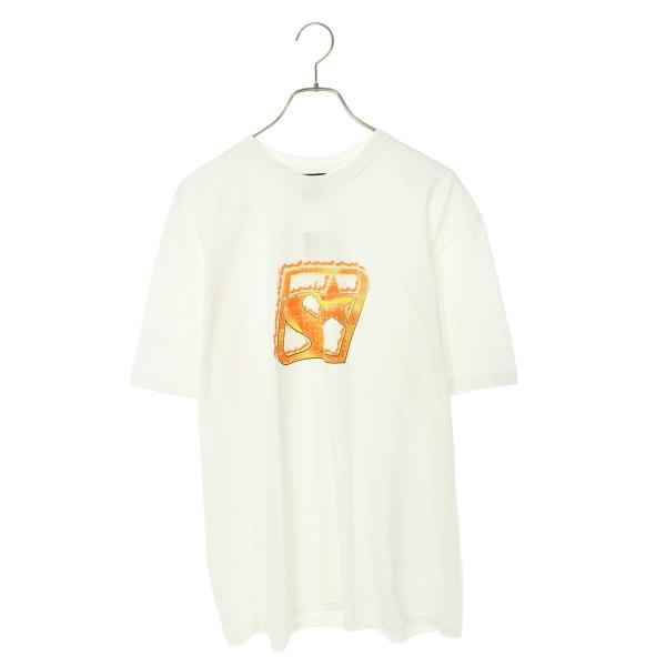 ステューシー サイズ:L 25SS BLAZE TEE ブレイズロゴプリントTシャツ 中古 SB01