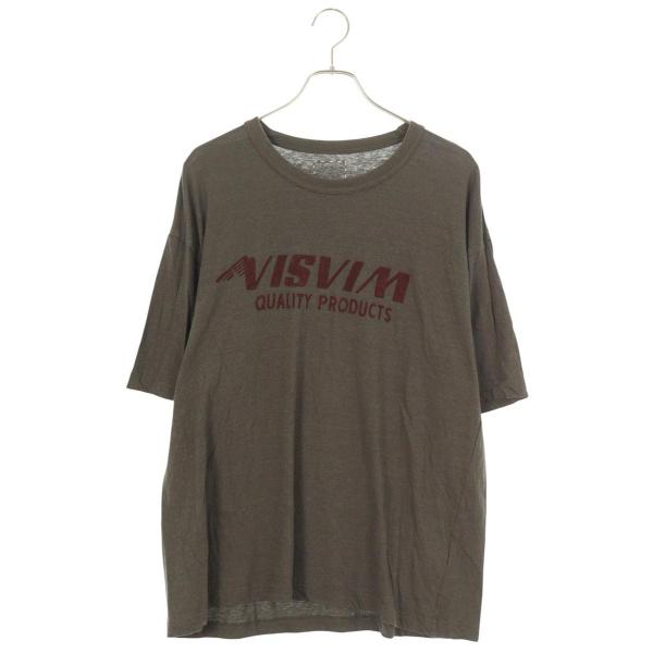 ビズビム サイズ:3 24AW 0124205010022 JUMBO TEE ロゴプリントナイロン...