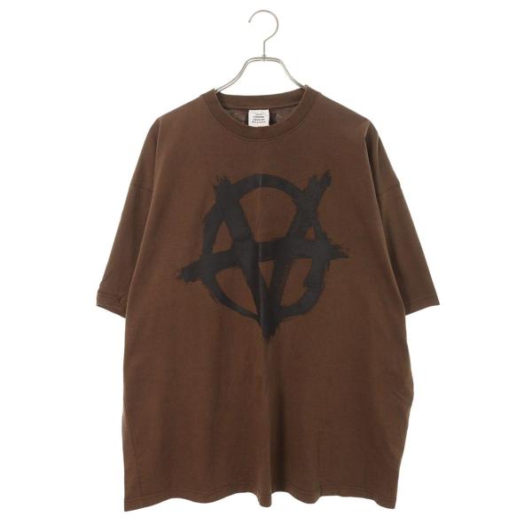 ヴェトモン サイズ:M UE52TR290C アナーキーロゴTシャツ 中古 SB01
