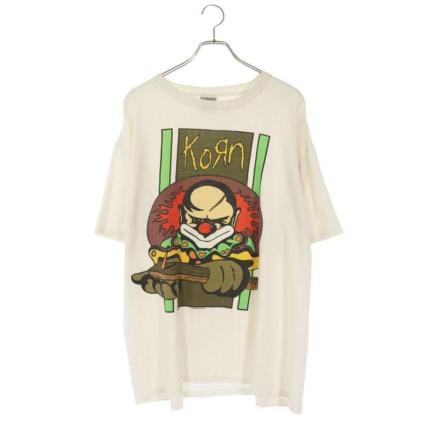 ヴィンテージ サイズ:XL 90s KORN コーン グラフィックプリントTシャツ 中古 BS99