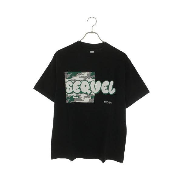 シークエル Tシャツ サイズ:M 25SS SQ-25SS-ST-12 ロゴプリントTシャツ 中古 ...