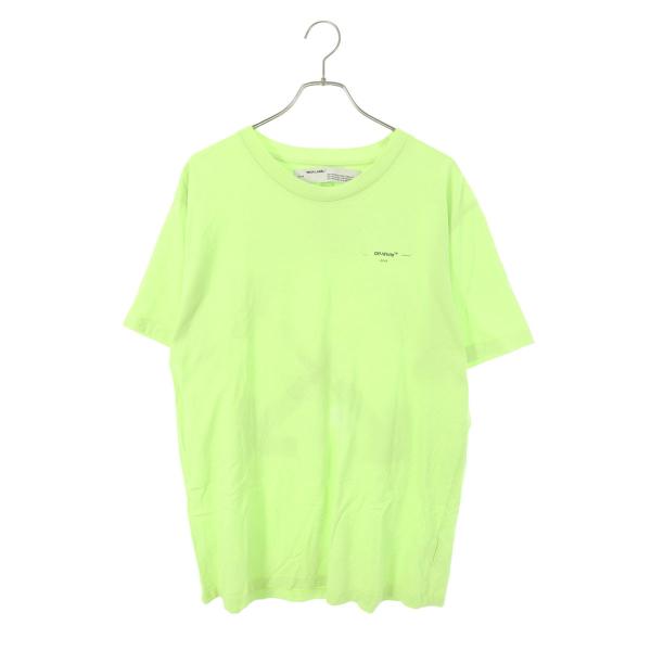 オフホワイト サイズ:XL OMAA027R20185032 バックアローパッチTシャツ 中古 BS...