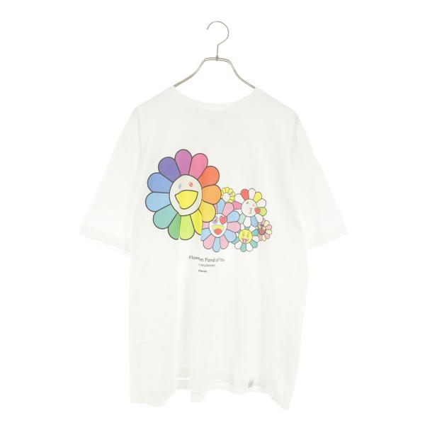 ムラカミタカシ サイズ:L I Am Fond of You フラワープリントTシャツ 中古 BS9...
