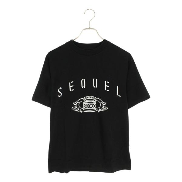 シークエル Tシャツ サイズ:M 24AW SQ-24AW-ST-05 ロゴプリントTシャツ 中古 ...