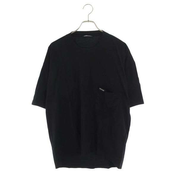 バレンシアガ Tシャツ サイズ:XS 508218 TUK18 ロゴプリントポケットTシャツ 中古 ...