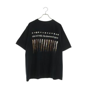 ヴィンテージ サイズ:XL NINE INCH NAILS ナインインチネイルズ THE DOWNWARD SPIRALプリントTシャツ 中古 SB01