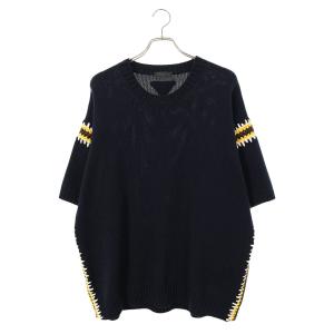 プラダ サイズ:56 UMF280 S000 19ER クルーネックニットTシャツ 中古 SB01