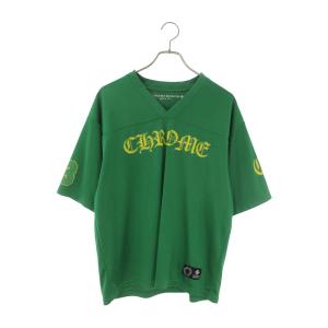 クロムハーツ サイズ:S MESH WARM UP JERSEY TEE CHプリントメッシュTシャツ 中古 SS07