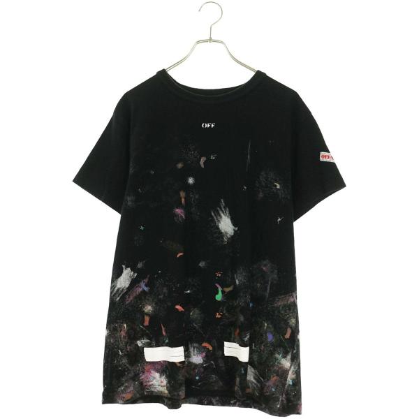 オフホワイト サイズ:XS OMAA002F17620017 ギャラクシープリントTシャツ 中古 B...