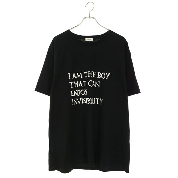 セリーヌ サイズ:L 2X44F671Q I AM THE BOYプリントTシャツ 中古 OM10