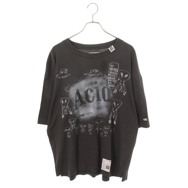 ミハラヤスヒロ サイズ:46 J12TS552 DISTRESSED ACID TEE デストロイプ...