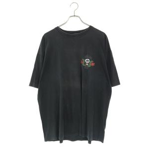 ステューシー サイズ:XL オールド スカルフラワープリントTシャツ 中古 BS99