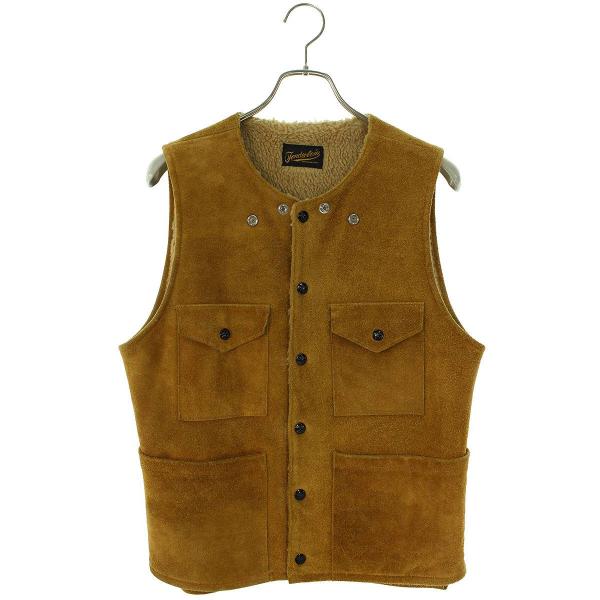 テンダーロイン TENDERLOIN T-SUEDE VEST サイズ:XS 裏ボアスエードベスト ...