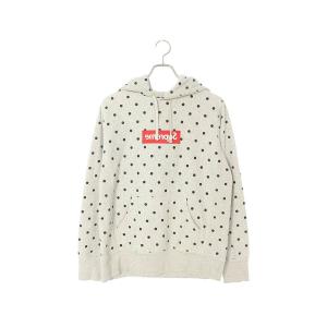 シュプリーム Supreme コムデギャルソンシャツ Box 12ss Supreme Pullover Dsmg Box Logo Pullover 反転ボックスロゴドット柄パーカー Om10 中古 0511 0211 Rinkan