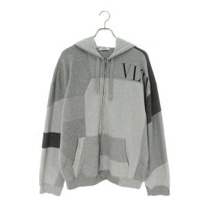 ヴァレンティノ VALENTINO サイズ:XL VLTNロゴプルオーバーパーカー