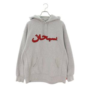 シュプリーム SUPREME 21AW Arabic Logo Hooded Sweatshirt サイズ:L アラビックロゴプルオーバーパーカー 中古 BS99｜rinkan