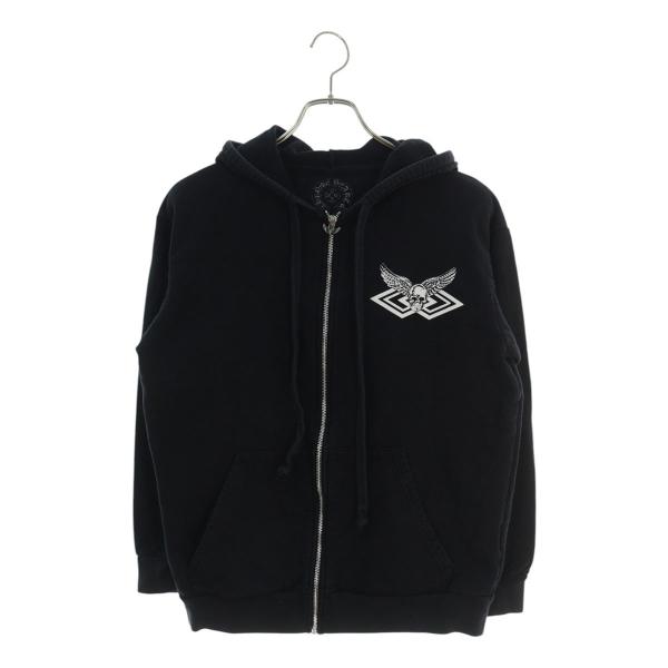 クロムハーツ サイズ:L SWTSHRT HD ZIP FOTIプリントパーカー 中古 OS06