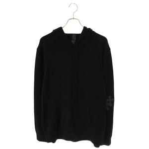 クロムハーツ サイズ:XL WAITING ROOM HD PLVR CSHMR クロスパッチ付きカシミアパーカー 中古 GZ11