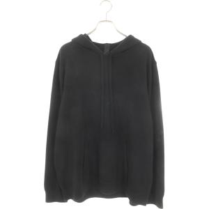 クロムハーツ サイズ:XL レザークロスパッチカシミアニットパーカー 中古 NO05