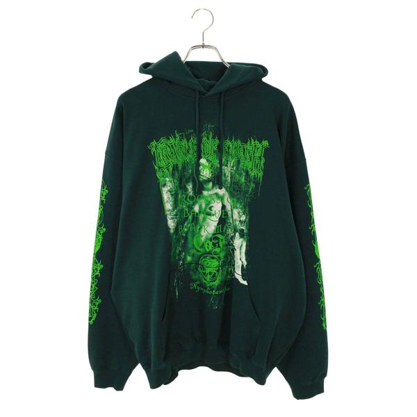 ヴェトモン パーカー サイズ:XS 25AW UCF76HD750E EMERALDGREEN Co...
