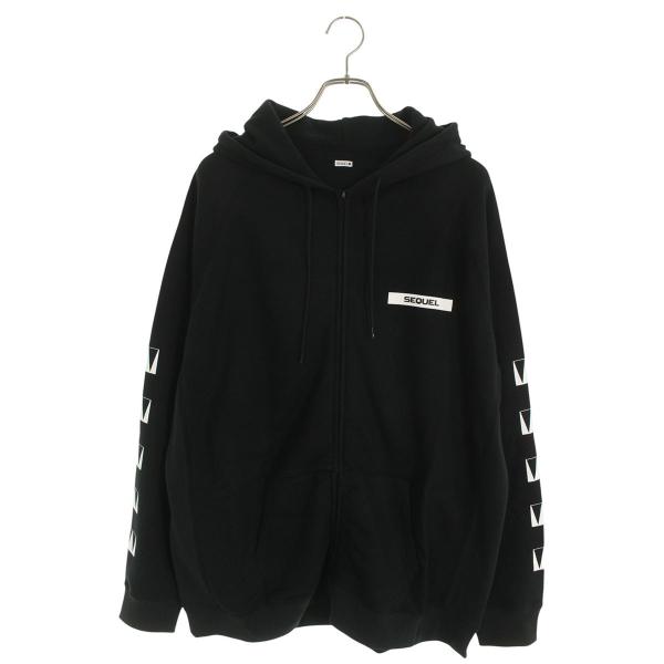シークエル パーカー サイズ:XL 24SS WE-24SS-HD-03 WEEKENDロゴプリント...