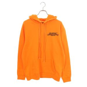 クロムハーツ パーカー オフホワイト サイズ:XL オフホワイトロゴバックプリントプルオーバーパーカー 中古 SJ02
