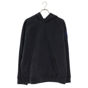 クロムハーツ パーカー サイズ:L HD PLVR GYN U PAPER JAM ラベル付きクロスパッチプルオーバーパーカー 中古 SS07