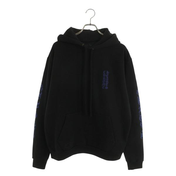 クロムハーツ パーカー サイズ:M SWTSHRT HD PLVR プルオーバーパーカー 袖ロゴプリ...