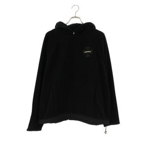 クロムハーツ パーカー サイズ:L GRP Y NOT DETENTION CHパッチ付きプルオーバーフリースパーカー 中古 SJ02