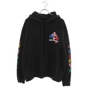 クロムハーツ サイズ:L MLTCOL CEM CRS HD PLVR マルチセメタリープルオーバーパーカー 中古 NO05