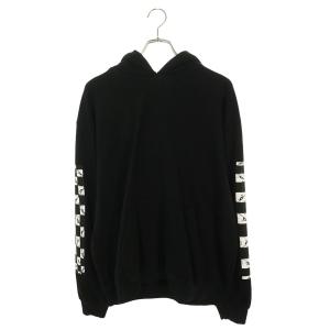 クロムハーツ サイズ:L MATTY BOY PPO HD PLVR FUCK YOU チョンパーレザーパッチダブルフードパーカー 中古 SS13