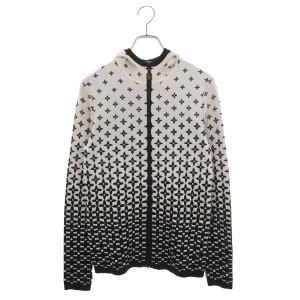ルイヴィトン サイズ:S 25SS RW251WW PVY FSKC08 シルクニットモノグラムジップアップパーカー 中古 SB01