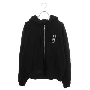 クロムハーツ サイズ:L SWTSHRT HD ZIP 裏地サーマル袖ロゴジップアップパーカー 中古 SS07
