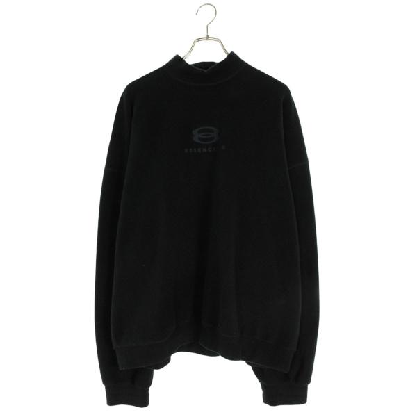 バレンシアガ サイズ:XXS 23AW 697975 TPVK5 ロゴエンブロイダリーモックネックフ...