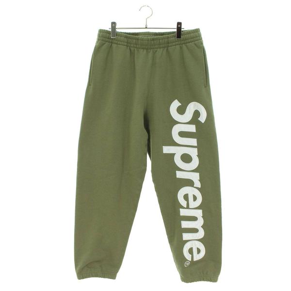 シュプリーム SUPREME 23AW SATIN APPLIQUE SWEATPANTS サイズ:...