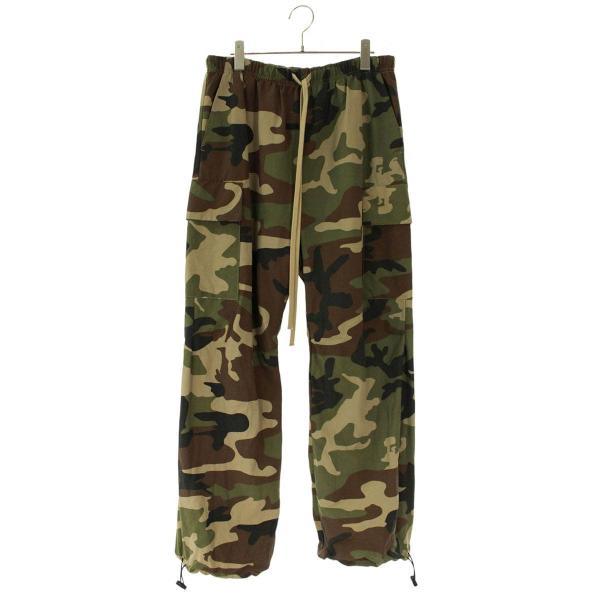 フォグ サイズ:S ESSENTIALS カモフラナイロンカーゴロングパンツ 中古 BS55
