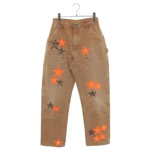 クロムハーツ サイズ:28インチ VNTG CAHRTT DBL KNEE スターパッチ付きカーペンターロングパンツ 中古 OK15