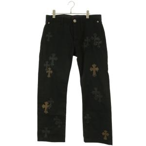 クロムハーツ サイズ:33インチ CHINOS CEM CRS PTCH クロスパッチ付きチノロングパンツ 中古 SS07