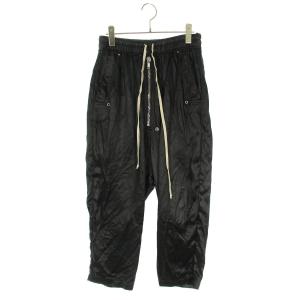 リックオウエンス Rick Owens 20AW RU20F3363-QLX サイズ:46 ドローコードサルエルジップハーフパンツ 中古 NO05