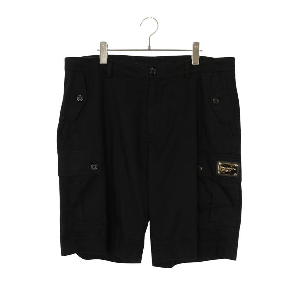 ドルチェアンドガッバーナ サイズ:50 GV5IHT FUFJR ロゴプレート付きハーフパンツ 中古...