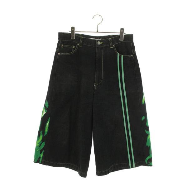 テンダーパーソン サイズ:0 19SS AL-PT-1305 バックペイントサイドラインデニムハーフ...