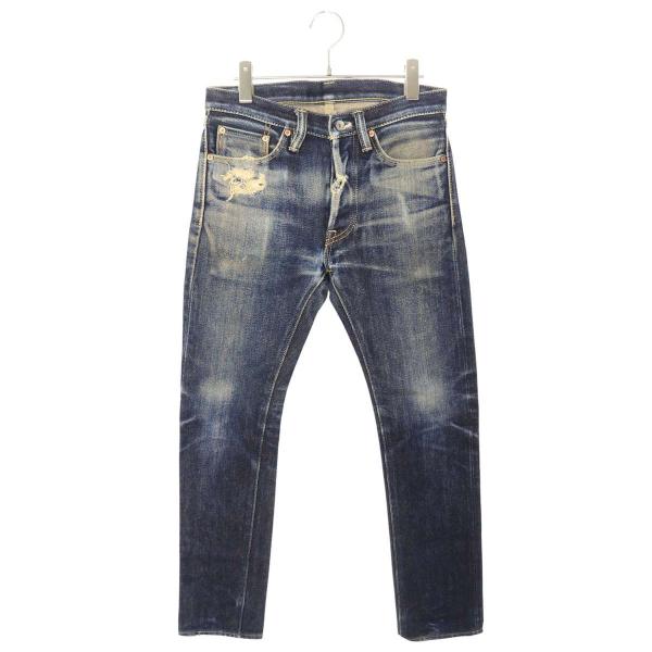 アイアンハート サイズ:28インチ IH-555-01 スーパースリムストレートデニムパンツ 中古 ...