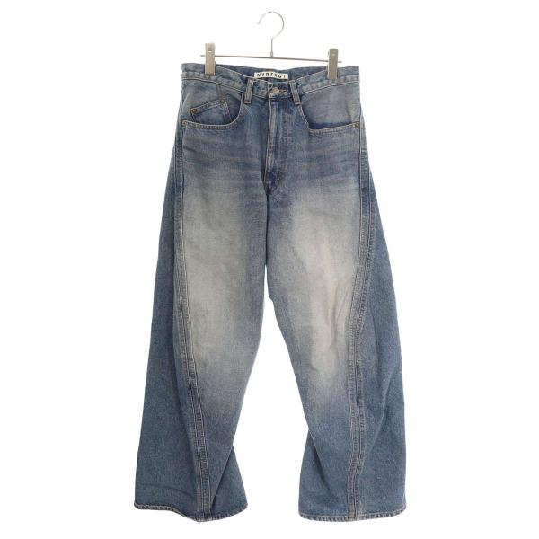 ネヴァーフォゲット サイズ:1 NF242P04B 3D TWISTED WIDE LEGデニムパン...