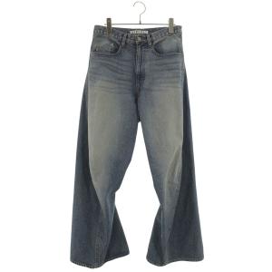 ネヴァーフォゲット サイズ:1 NF251P14B 3Dツイステッデワイドデニムパンツ 中古 BS99