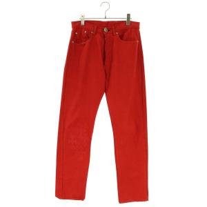 クロムハーツ 31インチ U VNTG JEAN RED RED TAB ラージクロスパッチ付き501デニムパンツデニムパンツ 中古 SJ02