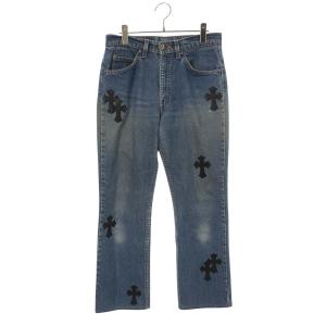 クロムハーツ リーバイス サイズ:29インチ U VNTG JEAN BLU ORNG TAB クロスパッチ付き517ウォッシュドデニムパンツ 中古 GZ11