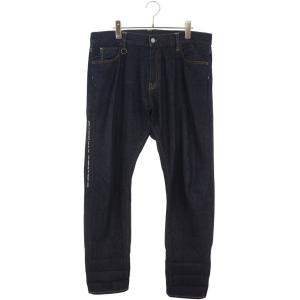 モンクレールジーニアス 藤原ヒロシ サイズ:50 20AW Pantalone Denim パントローンデニムバッグプリントデニムパンツ 中古 BS99
