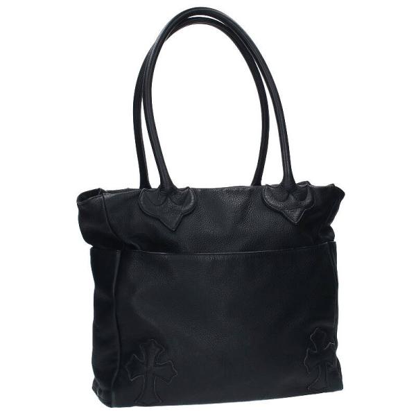 クロムハーツ Chrome Hearts TOTE 4POCKET/4ポケット  レザートートバッグ...